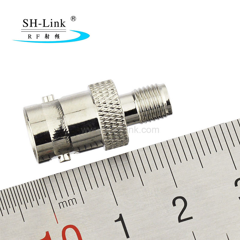 Rf coaxial BNC female to SMA female adapter adaptor,nickel plating